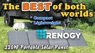 Renogy 220W - Portable Solar Panel Review - #solarpanels #solarpower #tinycamper