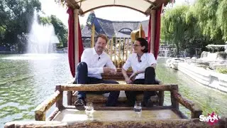 Caroline von Kretschmann - Interview auf einem Floß
