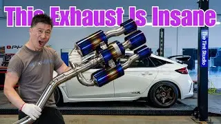 R1 TITAN Honda Civic Type R Exhaust Is Unreal!