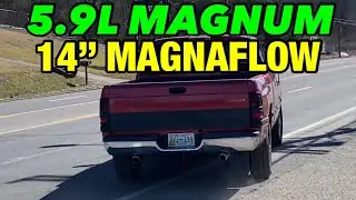 1998 Dodge Ram 1500 5.9L MAGNUM SLT DUAL EXHAUST w/ 14