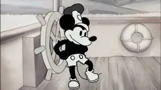 Steamboat Willie Mickey dances to Monster by EXO (High quality)
