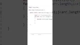 Java program to find duplicates in Array... #shorts #java #javainterviewquestion #tutorial