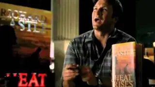 Castle 4x01 - Beckett at Castle's book signing event