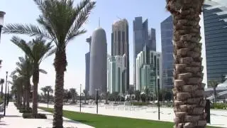 A Walk on Doha's Corniche