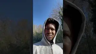 He got punched by a tree