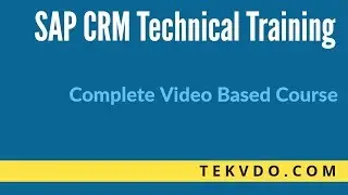 CRM Web UI | SAP CRM Web UI | tekvdo.com