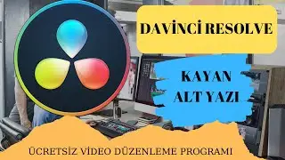 Davinci Resolve-11-Kayan Alt Yazı Oluşturma