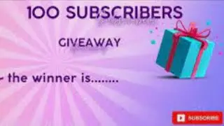 100 subscribers giveaway announcement + I changed my logo.  -srry for not posting-