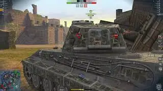ПОТНЫЙ  БОЙ НА Е75 WoT Blitz