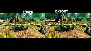 Fraps vs Dxtory comparison using SKYRIM