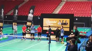 Taufik Hidayat Peter Gade Lee Yong Dae Tony Gunawan Exhibition Badminton Legends' Vision Las Vegas