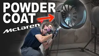 Powder Coating Mclaren Wheels (The Whole Process Pt. 2)