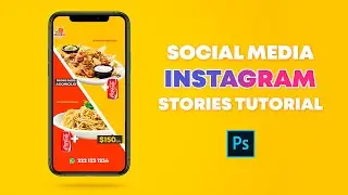 Diseño visual / Flyer para stories de Instagram y Facebook con Photoshop | Tutorial + Plantilla