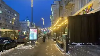 Вечерняя прогулка от кинотеатра Луч до театральной площади!