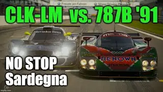 Gran Turismo 7 Nr. 104 CLK vs. 787B @ Sardegna 800 (NO STOP)