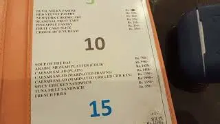 Marriott hotel food rates and menu price in usds and pkr 2023
