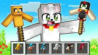 Paso Minecraft pero HAY PICOS de YOUTUBERS 😱⛏️