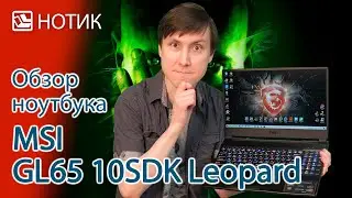 Обзор ноутбука MSI GL65 10SDK-229RU Leopard - создавать условия, а не запреты!