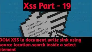 dom xss in document.write sink using source location.search inside a select element - dom-based xss