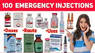 Emergency injection || hospital mai use hone wali emergency Injection || Uses || Raute || Dosage ||