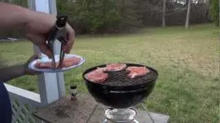 Weber Smokey Joe - Grillin' BBQ Pork Chops