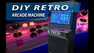 DIY Retro games machine build with pandoras box arcade system