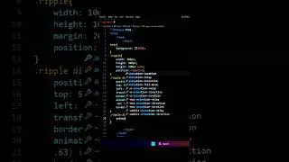 CSS Ripple || HTML || CSS #css #html