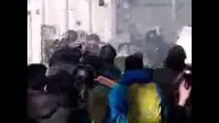 Бой на ул.Институтской в Киеве 18.02.14