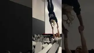 Foam Pit Pyramids 🤪🤪 #cheerleading #pyramid