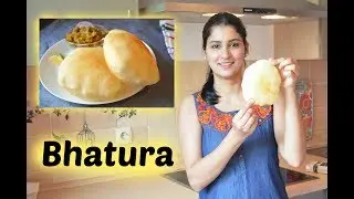 indisches BALLONBROT - Bhatura - Indisches Brot - indisch Kochen