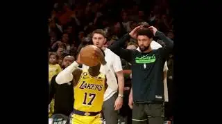 LeBron James assist and Dennis Schröder 3 point shot