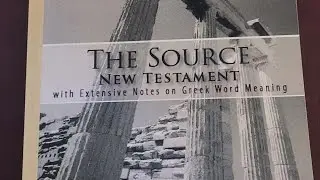 Dr Nyland's THE SOURCE New Testament...footnotes 👍