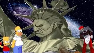 Mugen Survival Homer Simpson & Iori Yagami