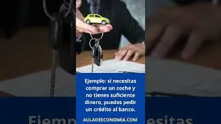 ¿Qué es un crédito?  #educacionfinaciera #dinero #sectorfinanciero #creditos #dinero