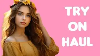 4K Micro Bikini Try -On Haul Transparent |Transparent Lingerie & See-through style 