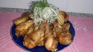Ифторлик учун тез тайёр буладиган овкат😋 Товук оёкчаларида козон кабоб/Вкусный ужин для ифтара...