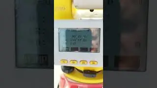 После замены лазерного диода тестирую все режимы дальномера на дорожный знак #тахеометр #south #nts