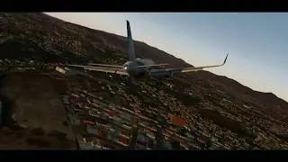 Toncontin Approach RNAV HWY 02 - Toliss 319  - X Plane 11 41