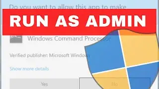 Open batch file with elevated privileges | Run as administrator | Edit hosts file in Windows