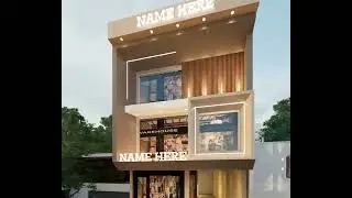 commercial building elevation😍 #shorts #commercial #buildingfacade #commercial -One roof architects