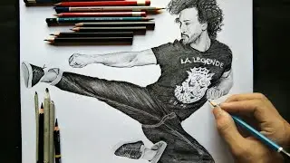 Tiger shroff Kick Drawing