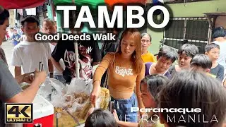 The BEST Walk in Tambo Parañaque Metro Manila Philippines [4K]