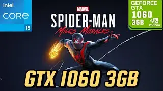 Spider-Man Miles Morales || 𝗚𝗧𝗫 𝟭𝟬𝟲𝟬 𝟯𝗚𝗕 || Core i5 4570 || 1080p HD Settings