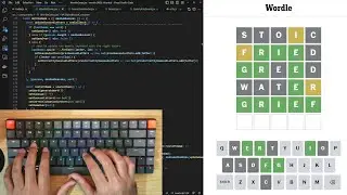 ASMR Programming - Coding Wordle - No Talking