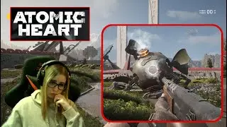 Atomic Heart.№8.Ежиха не поддается. СТАНЦИЯ ВДНХ.БАГ С ВОЛАНОМ.