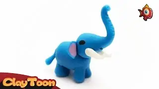 How to make an Elephant with clay | كيفية عمل فيل بواسطة الصلصال