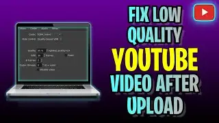 How To FIX Low Quality YouTube Video After Upload (2023 Update!)
