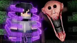 Minecraft TERROR... but I'm SASUKE UCHIHA!