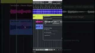 Audio alignment panel | Sync 2 audio clips | Cubase pro tips