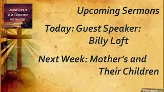 5/5/24,  Guest Speaker